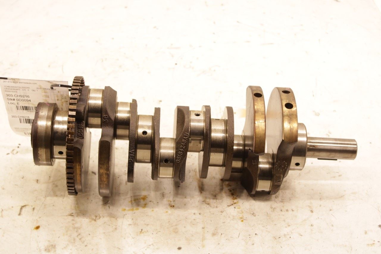 2012-2017 Jeep Wrangler Unlimited 3.6L Engine Motor Crankshaft 59K 5184251AI OEM - Alshned Auto Parts