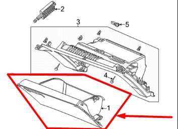 2022-2025 Honda Civic Dash Glove Box Storage Compartment 77501-T20-A01ZA OEM - Alshned Auto Parts