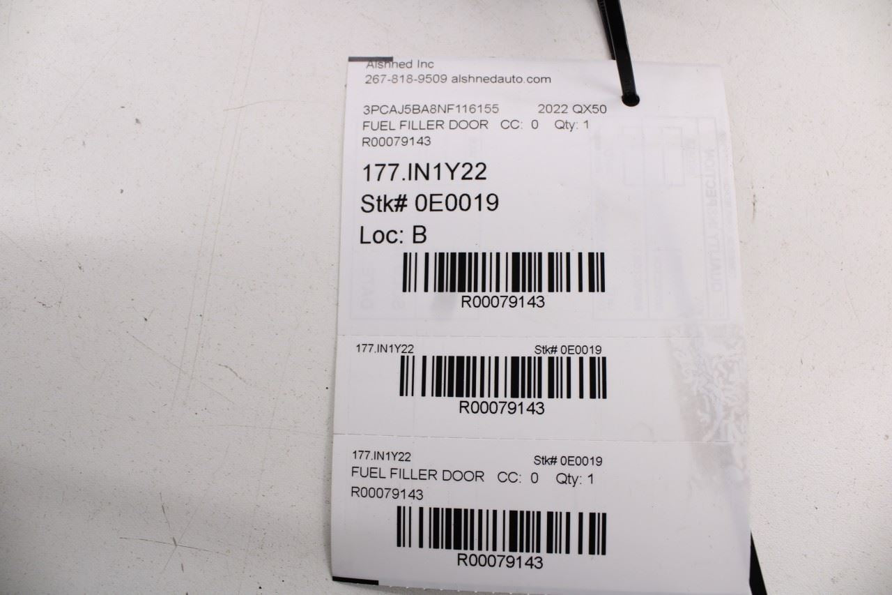2019-2025 Infiniti QX50 LUXE Fuel Tank Filler Housing Door Lid Cover 78832-5NA0H - Alshned Auto Parts