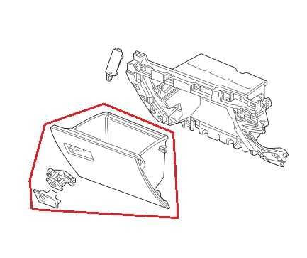 2022-25 Chevrolet Silverado LT-L Glove Box Door Storage Compartment 85121719 OEM - Alshned Auto Parts