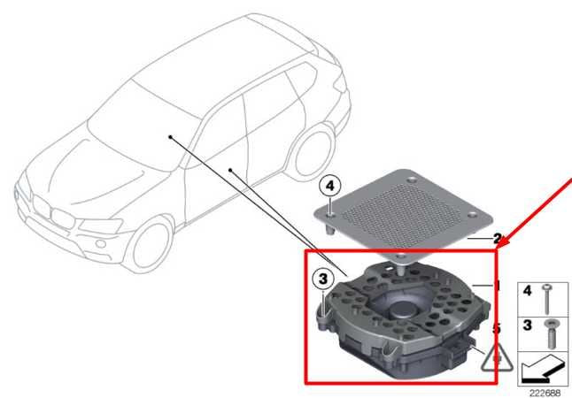 2011-2017 BMW X3 xDrive28i Front Left and Right Side Central Hifi Woofer Speaker - Alshned Auto Parts