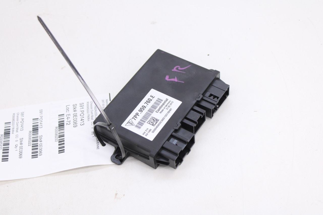 2013-2014 Porsche Cayenne S Front Right Passenger Side Power Seat Control Module8