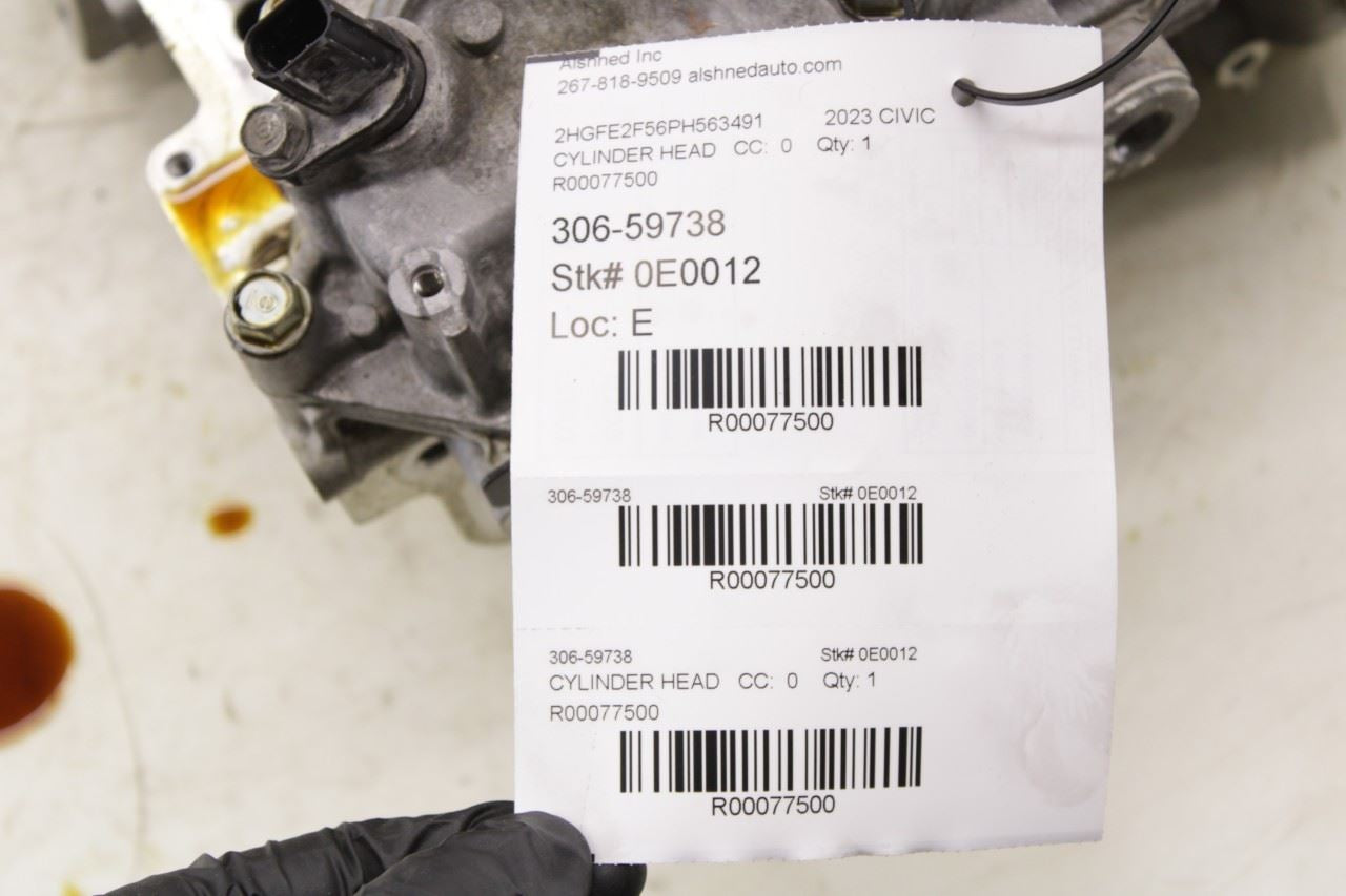 2016-2024 Honda Civic Sport 2.0L Engine Cylinder Head Naturally Aspirated 14K - Alshned Auto Parts
