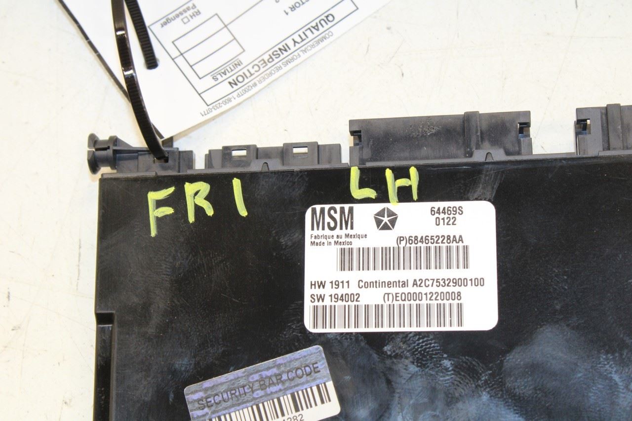 2015-2023 Dodge Charger GT AWD Front Left Power Seat Memory Control Module - Alshned Auto Parts