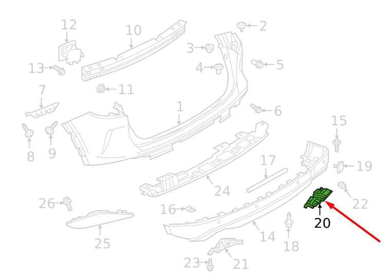 19-25 Infiniti QX50 LUXE Rear Right Bumper Exhaust Muffler Tip Lower Baffle Trim - Alshned Auto Parts