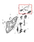 14-23 Jeep Cherokee Limited 4WD Rear Driver LH Side Door Exterior Handle *ReaD* - Alshned Auto Parts