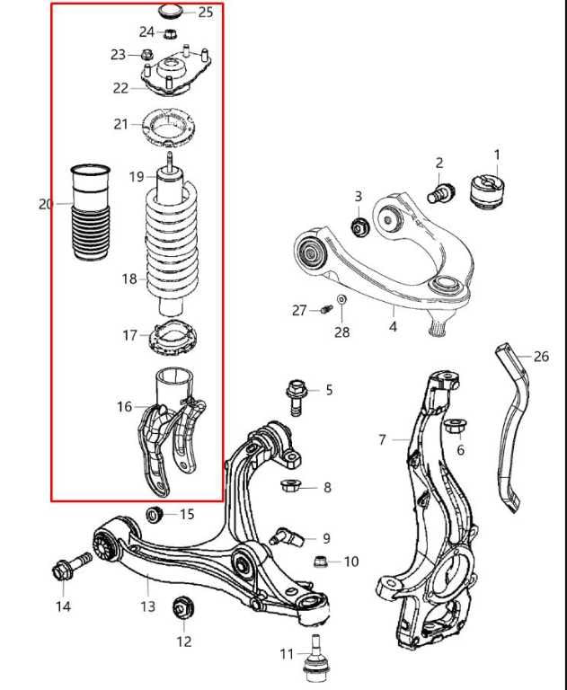 11-15 Dodge Durango SXT 3.6L AWD Front Right Passenger Side Shock Strut Absorber - Alshned Auto Parts