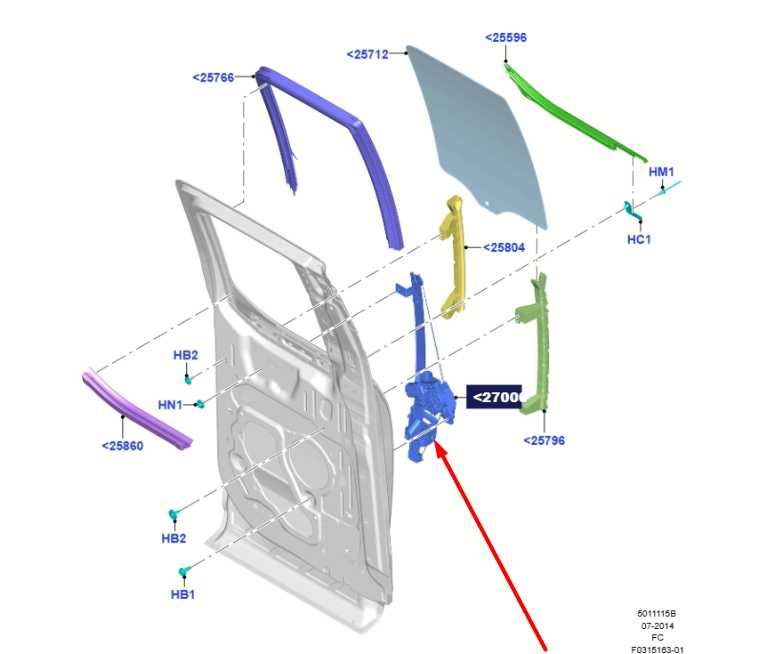 2015-20 Ford F150 Rear Right Side Door Window Regulator w/ Motor FL3Z-1827000-C - Alshned Auto Parts