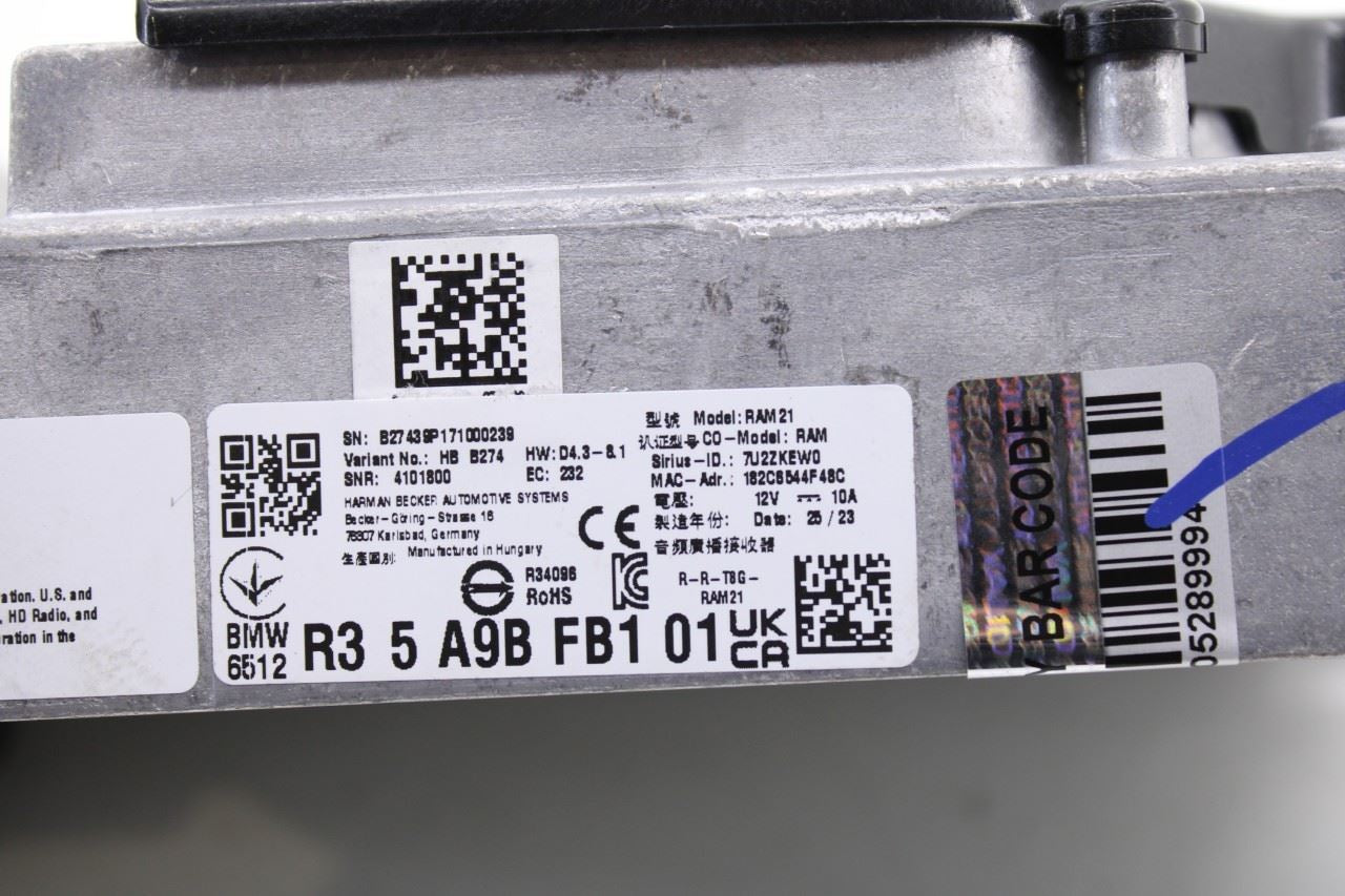 2024 BMW 430i Gran Coupe xDrive Harman Audio Radio Amplifier Amp 5A9BFB1 OEM - Alshned Auto Parts