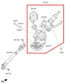 2015-17 Hyundai Veloster Turbo 1.6L FWD Steering Column Assembly 56310-2V955 OEM - Alshned Auto Parts
