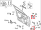2024-25 Mazda CX-30 2.5 S Front Left Door Hinge Upper and Lower Pair BHAA-59-210 - Alshned Auto Parts
