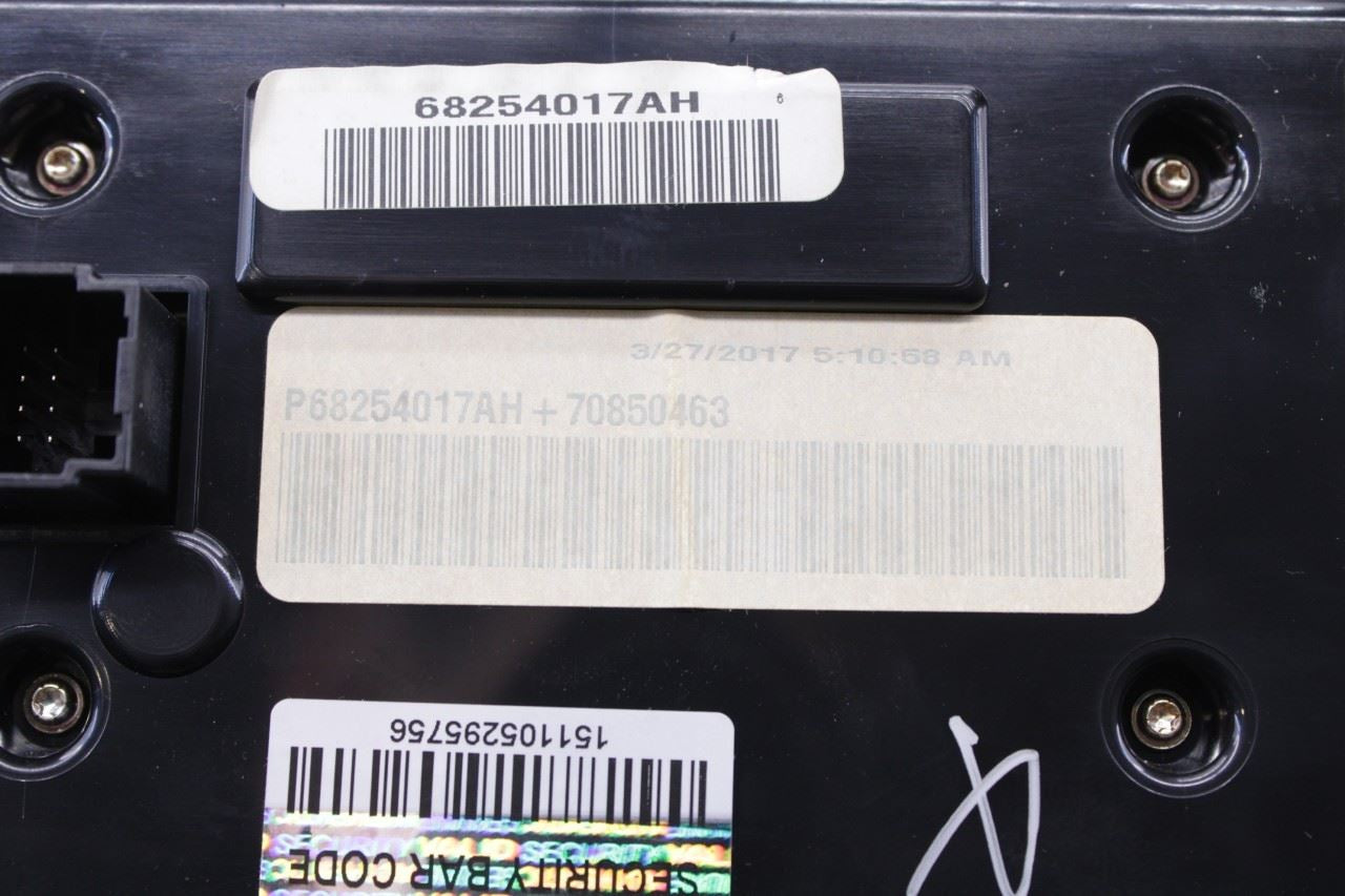 2017 Jeep Grand Cherokee Summit Dash Audio AC Heater Temperature Climate Control - Alshned Auto Parts