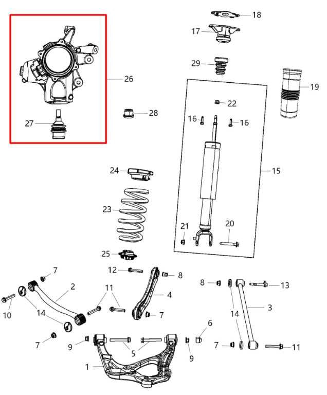 12-15 Jeep Grand Cherokee Limited 4WD Rear Passenger RH Side Spindle Knuckle Hub1