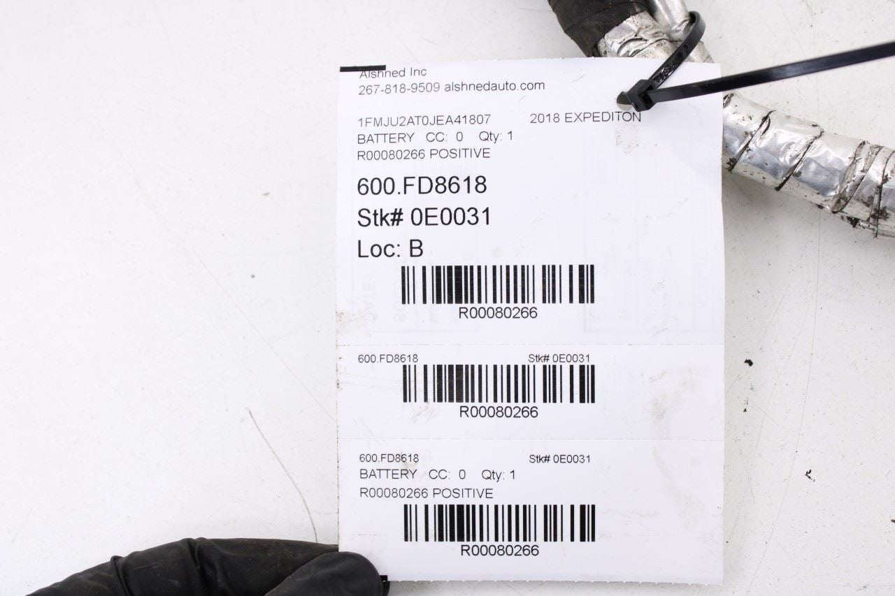 2018-2019 Ford Expedition Limited 3.5L Positive Battery Cable Wiring Harness - Alshned Auto Parts