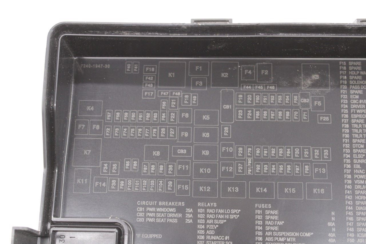 16-17 Jeep Grand Cherokee 5.7L IPDM Intelligent Power Distribution Center *ReaD* - Alshned Auto Parts
