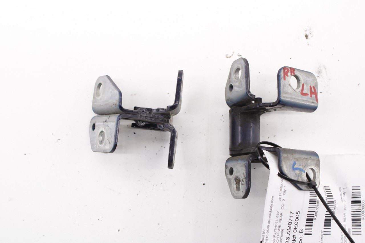 11-21 Jeep Grand Cherokee Summit Rear Left Side Door Hinge Upper and Lower Pair - Alshned Auto Parts