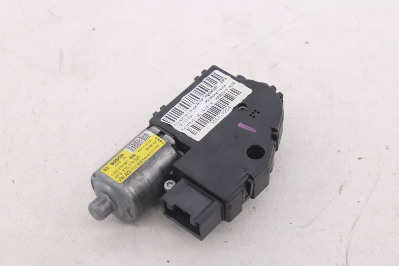 09-17 Audi Q5 Premium Roof Power Sliding Glass Sunroof Motor Set of 2 7N0959591B23