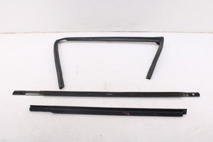 2010-20 Dodge Grand Caravan SXT Rear Left Door Window Run Channel Trim Belt Set