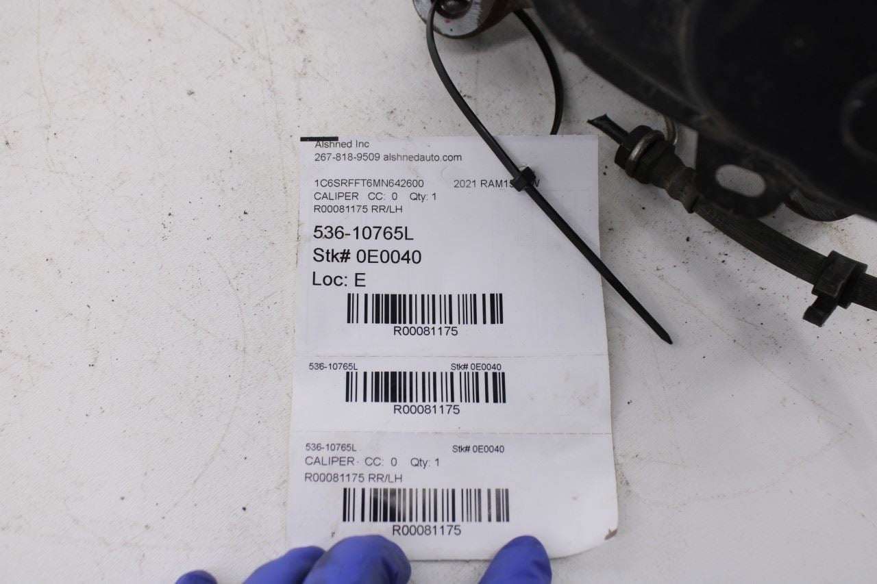 2019-2026 RAM 1500 Big Horn Rear Left Driver Side Brake Disc Caliper 68412367AA13