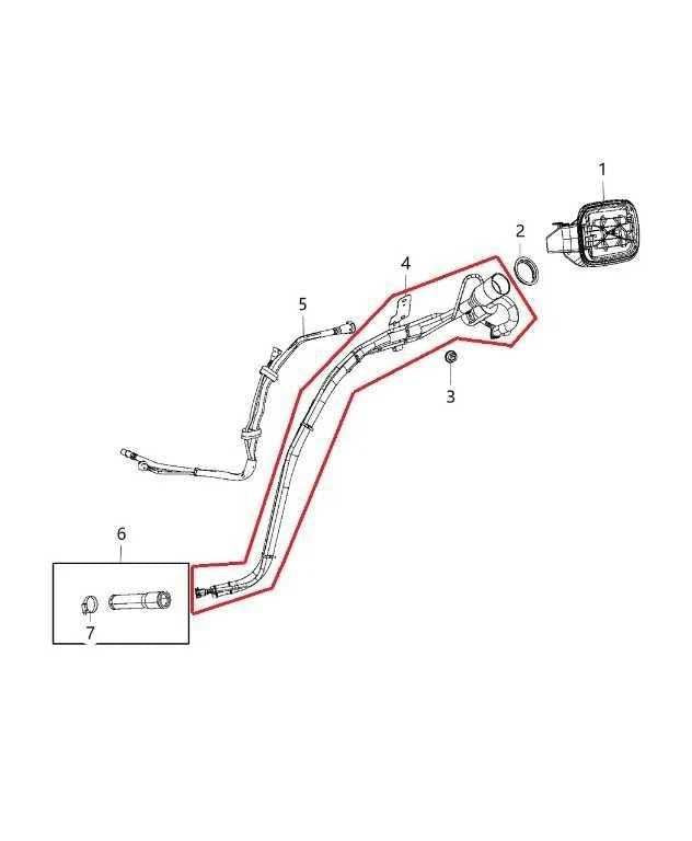 2014-2015 Dodge Durango SXT 3.6L Fuel Filler Neck Hose Tube Pipe 68243686AC OEM - Alshned Auto Parts