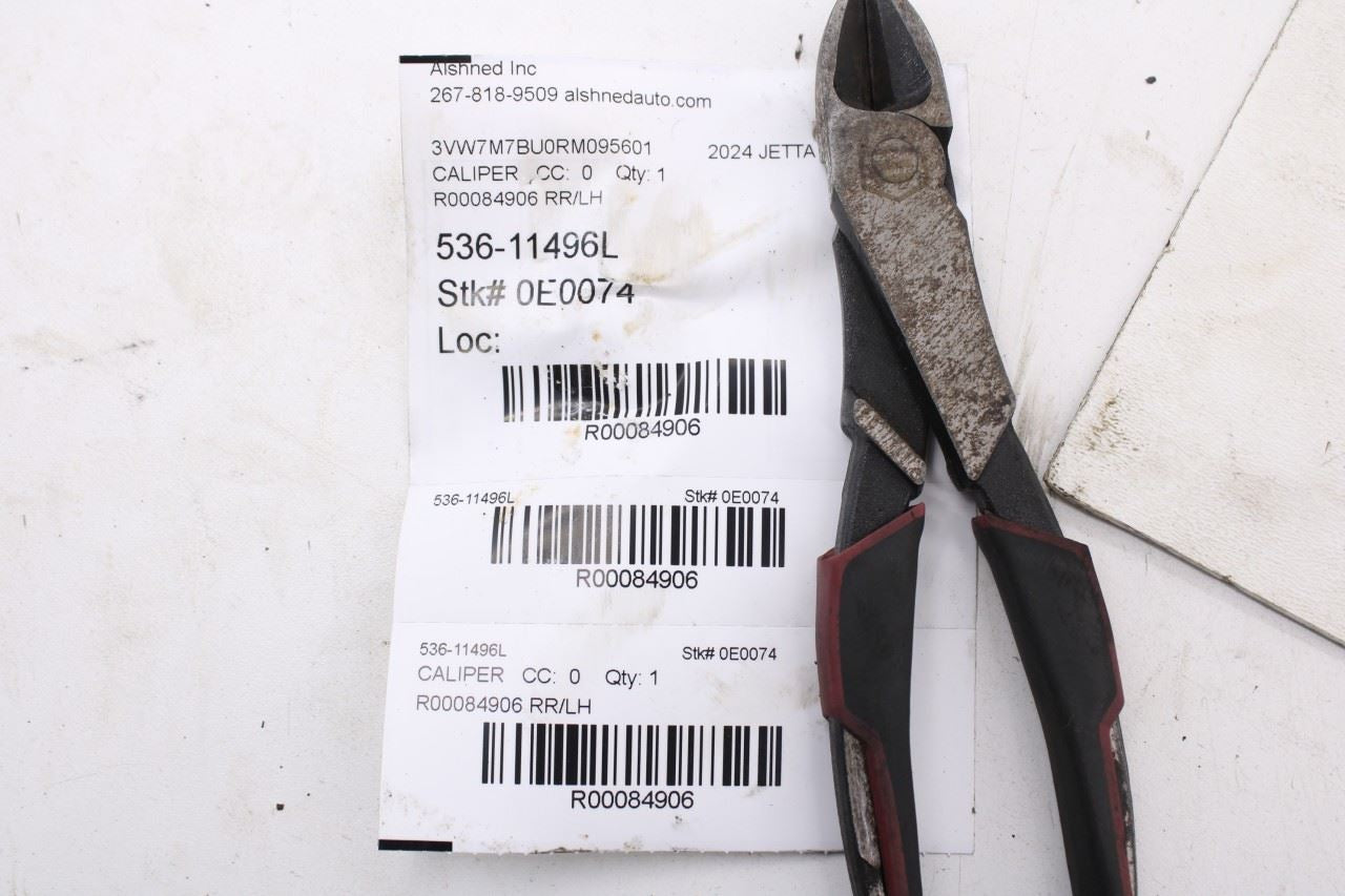 2020-2026 Volkswagen Jetta SE FWD Rear Left Disc Brake Caliper Assy 5QM-615-40512