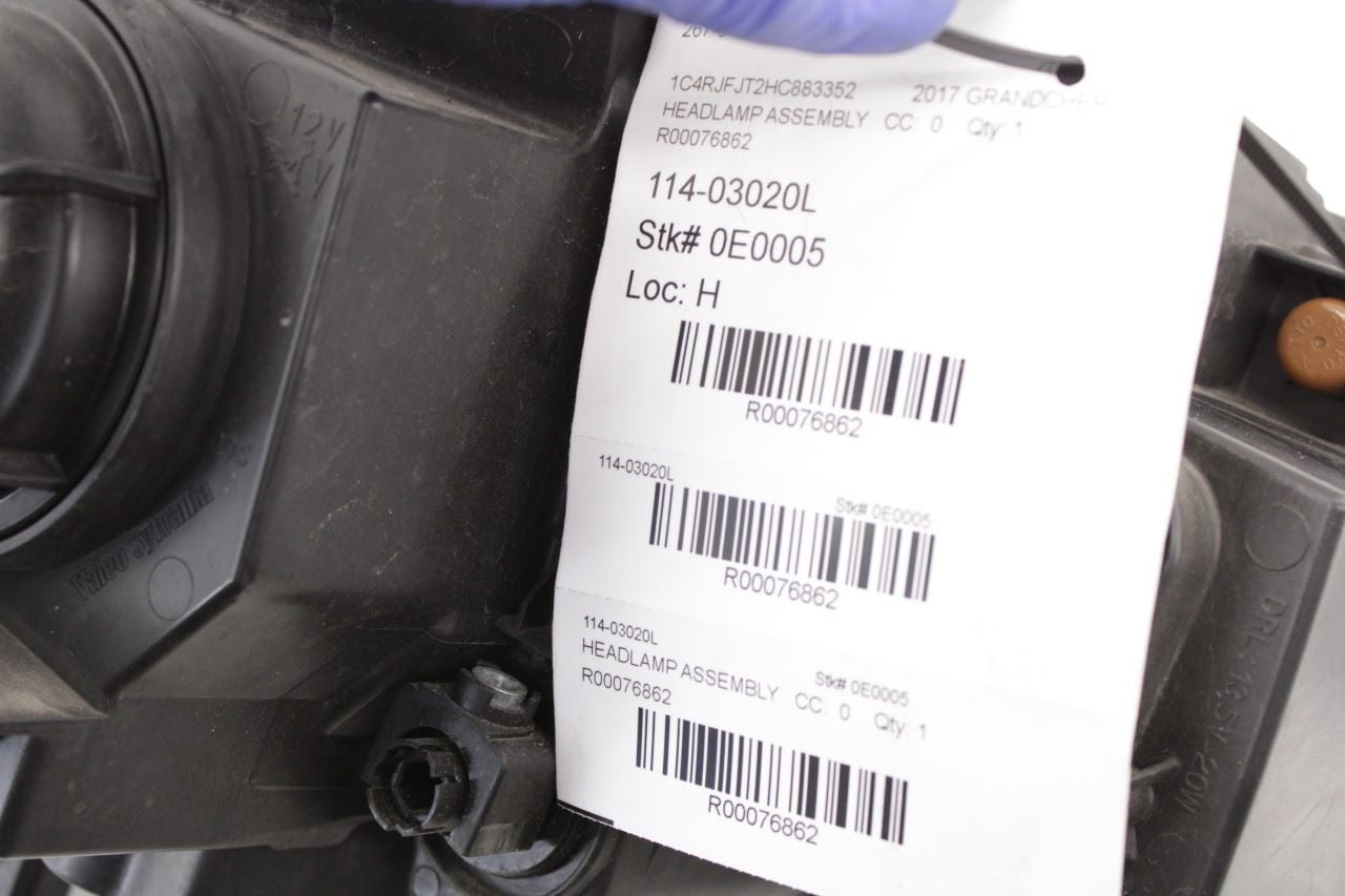 17-18 Jeep Grand Cherokee Summit 4WD Front Left Side Bi-Xenon HID Headlight Lamp - Alshned Auto Parts