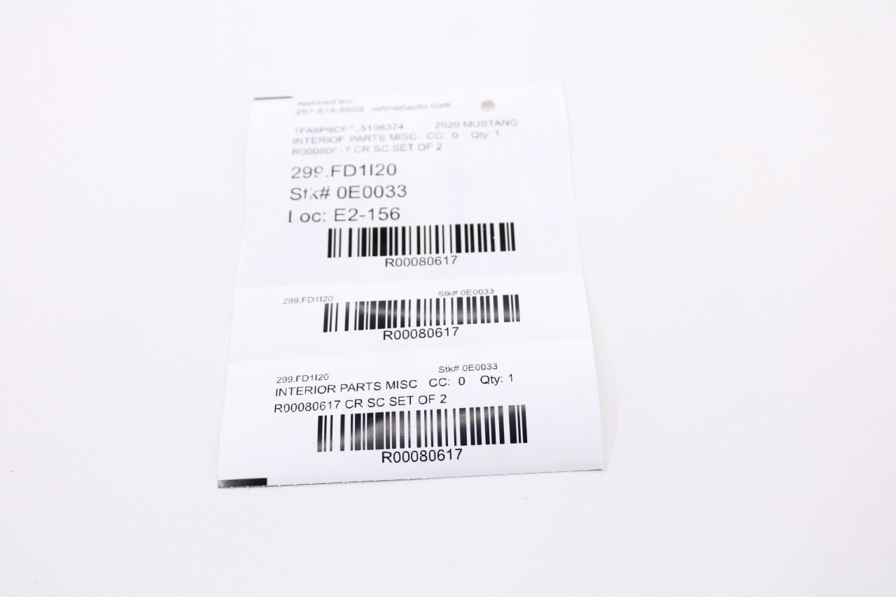 15-23 Ford Mustang GT Rear Right and Left C-Pillar Molding JR3B6331010ABW *ReaD* - Alshned Auto Parts