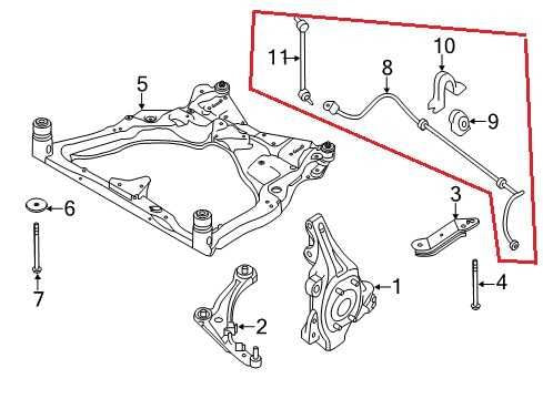 14-20 Infiniti QX60 Pure AWD Front Stabilizer Sway Anti-Roll Bar 54611-3JA0C OEM - Alshned Auto Parts