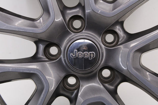 17-18 Jeep Grand Cherokee Aluminum Wheel R20x8J 5 V Spoke 5XL06TRMAA OEM *ReaD* - Alshned Auto Parts