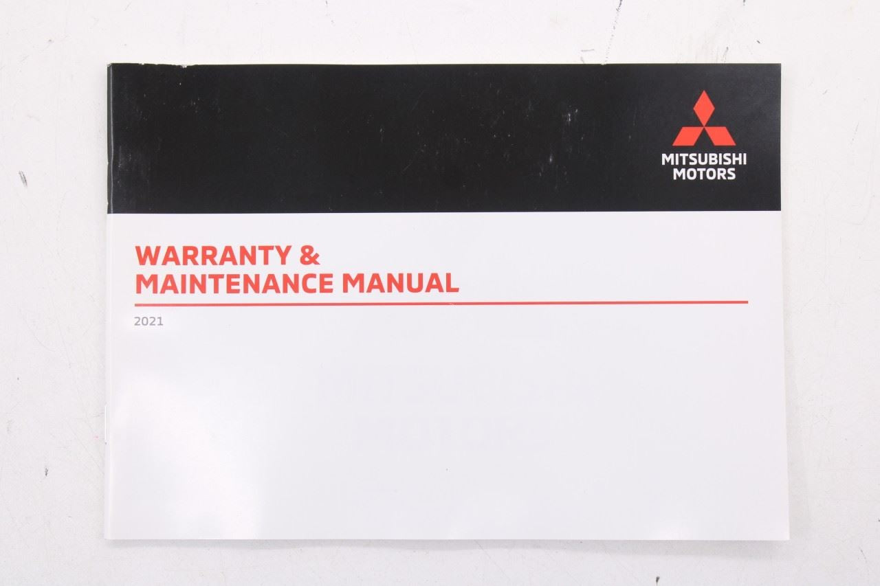 2021 Mitsubishi Outlander Sport Owners Manual Set with Case R831374