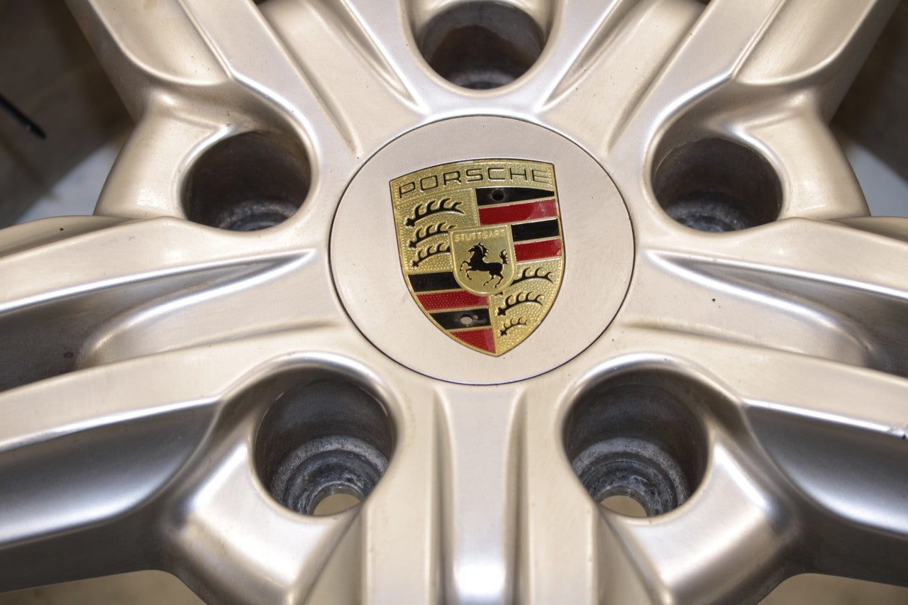 2012-2018 Porsche Cayenne Platinum Alloy Wheel R19x8.5 5 Double Spoke *ReaD* - Alshned Auto Parts