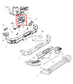 07-18 Jeep Wrangler Sport 2dr 3.6L 4WD Rear License Plate Bracket Holder *ReaD* - Alshned Auto Parts