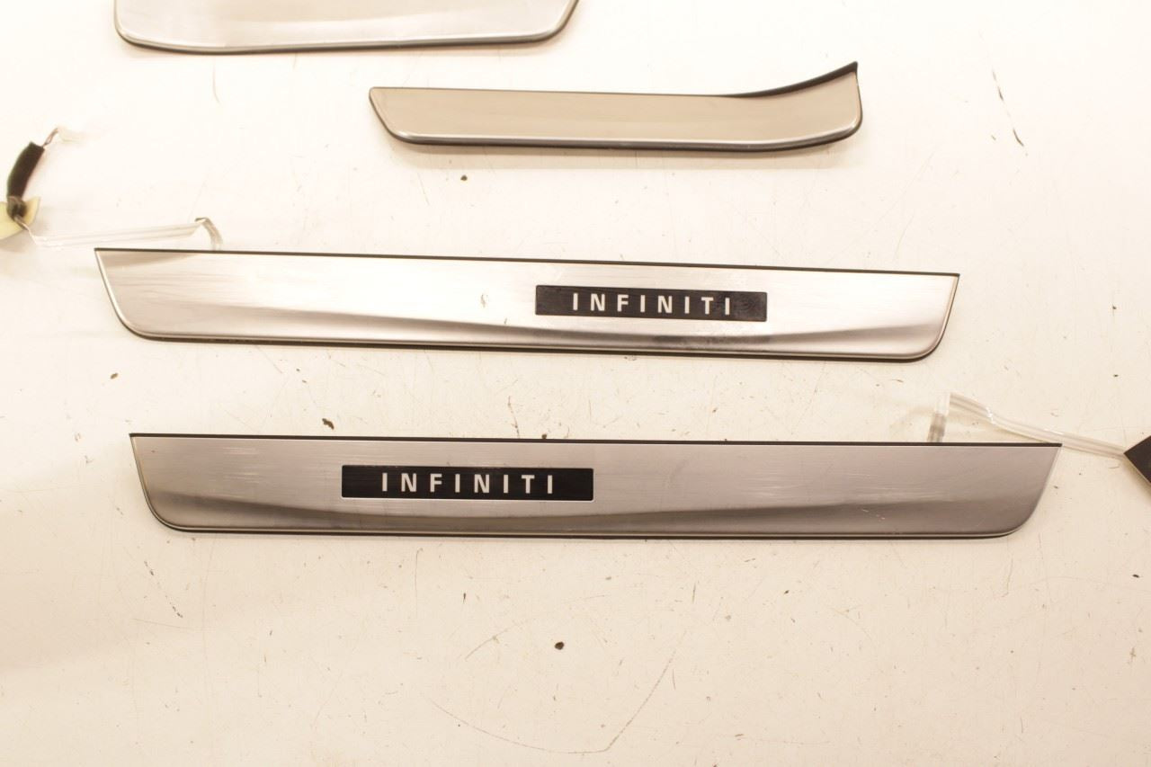 15-20 Infiniti Q50 Premium FR and RR RH and LH Door Sill Scuff Kick Plate Set - Alshned Auto Parts