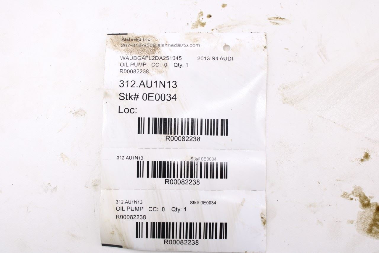 13-16 Audi S4 Premium Plus 3.0L AWD Engine Oil Pump and Timing Drive 06E115105AQ13