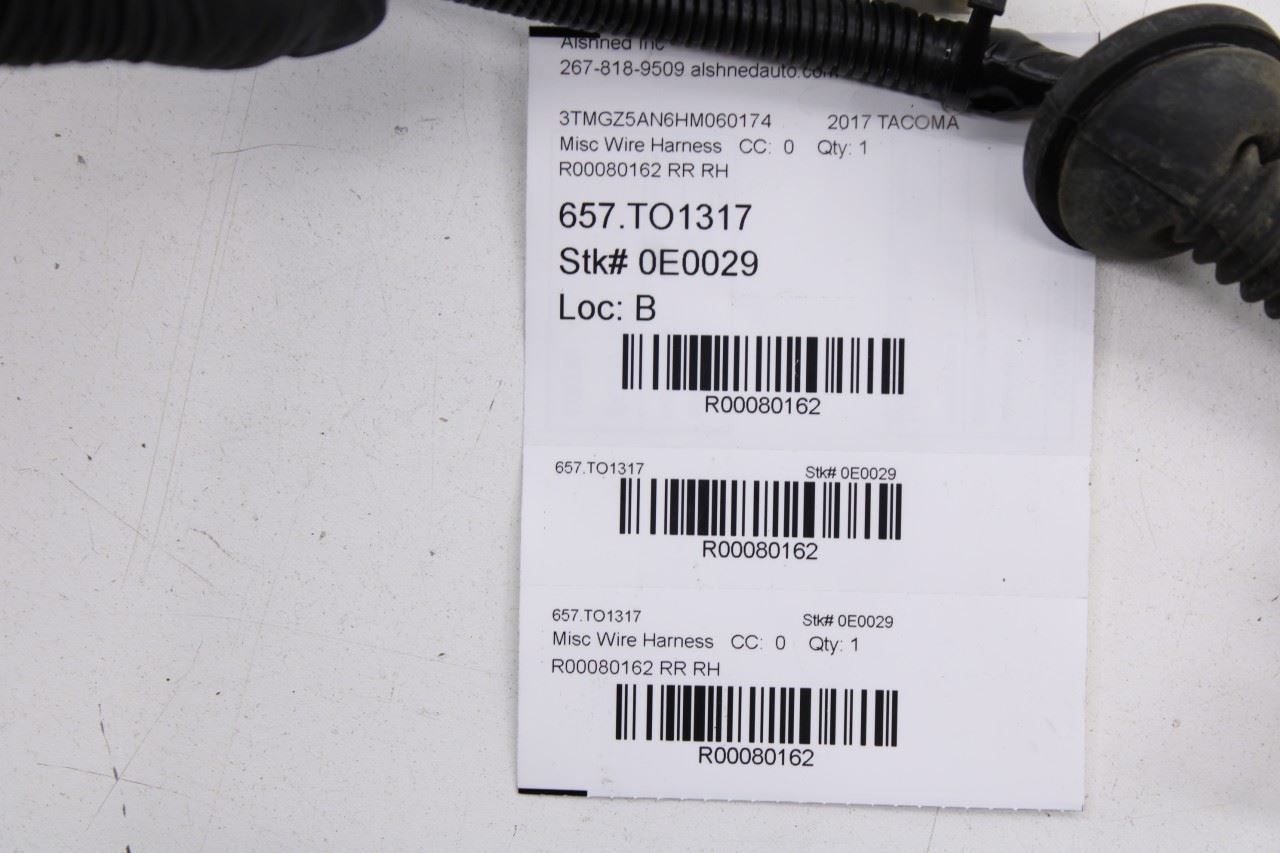 2016-2023 Toyota Tacoma Limited Rear Right Side Door Wire Harness 82153-04130 - Alshned Auto Parts