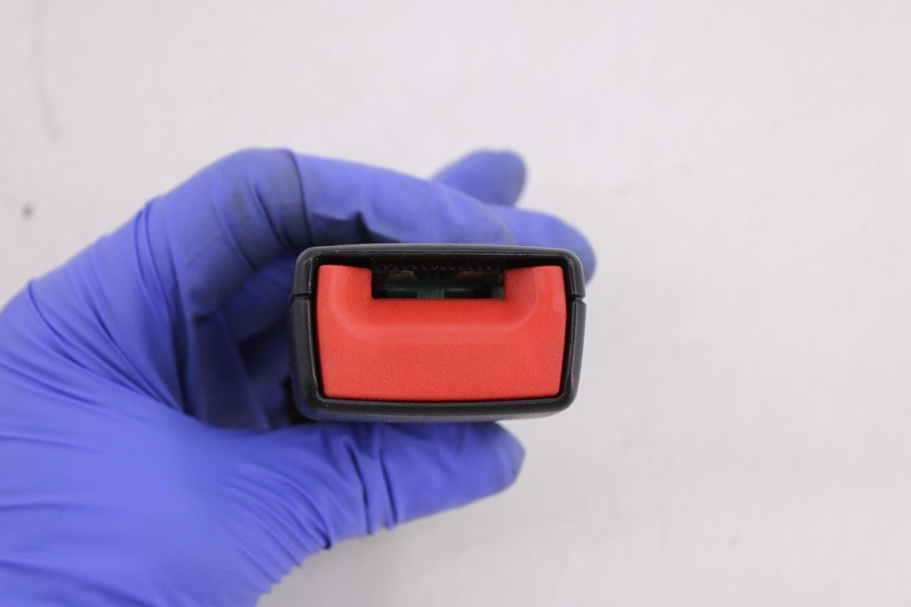 11-18 Porsche Cayenne S Rear RH LH Side and Center 2nd Row Seat Belt Buckle Set10