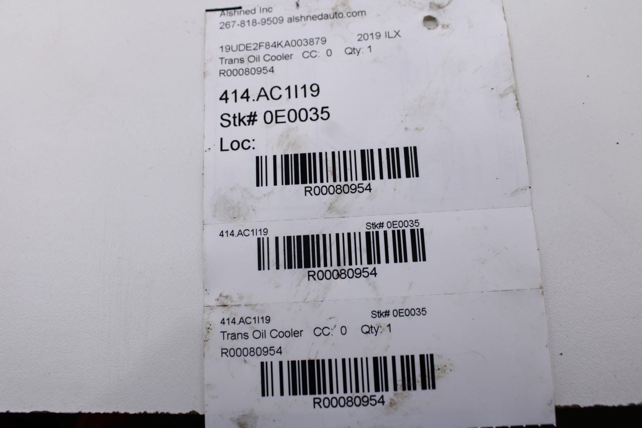 2016-22 Acura ILX Techno A-Spec FWD Auto Transmission Fluid Warmer 25560-R4J-003 - Alshned Auto Parts