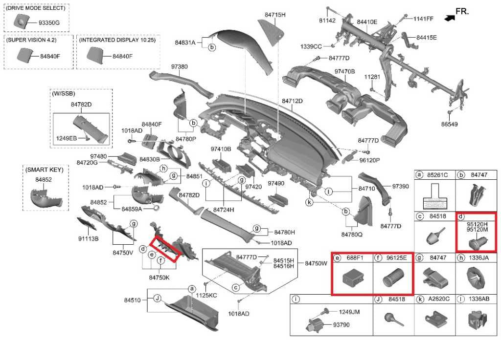 2024-2025 Hyundai Elantra SE Center Dash Lower Panel w/ Power Outlet 847C2-AA0001