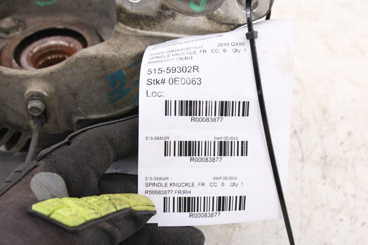 2014-20 Infiniti QX60 Front Right Passenger Side Spindle Knuckle Hub 40014-3JA1A14