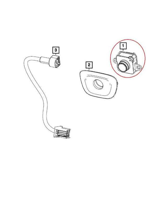 20-23 Dodge Charger GT AWD RR Trunk Deck Lid Backup Rear View Camera 04672761AC - Alshned Auto Parts