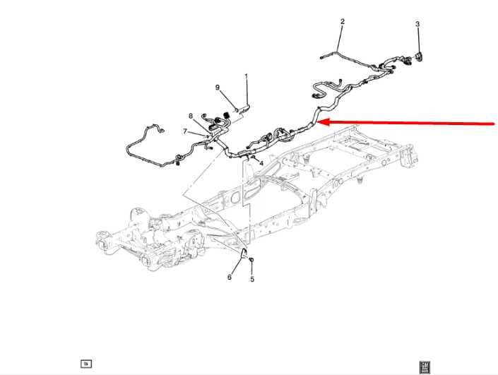 2014-2015 Chevrolet Silverado 1500 Work Truck 2WT Frame Chassis Wire Harness1
