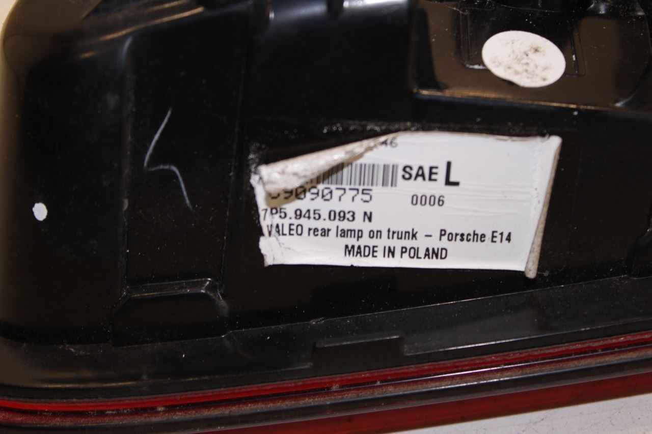 2011-2014 Porsche Cayenne Platinum Rear Left Side Tail Light Lamp 958-945-093-C - Alshned Auto Parts