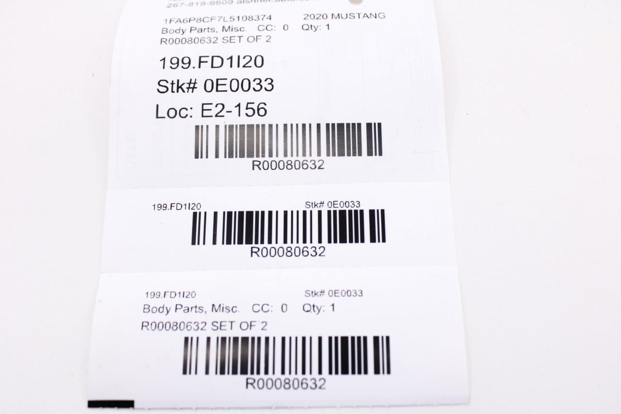 15-23 Ford Mustang GT Right and Left Driver Side Door Sill Scuff Plate Set of 2 - Alshned Auto Parts