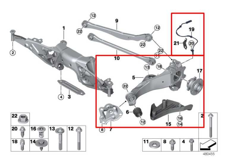 2014-2024 Mini Hardtop Cooper FWD Rear Suspension Left Side Spindle Knuckle Hub1