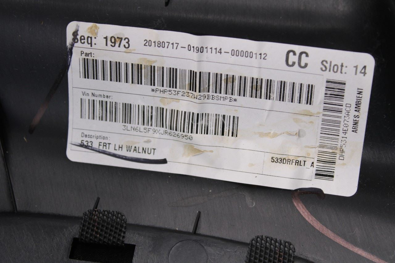 2017-2020 Lincoln MKZ Reserve Front Left Side Door Trim Panel HP53-F237W29-BBS - Alshned Auto Parts