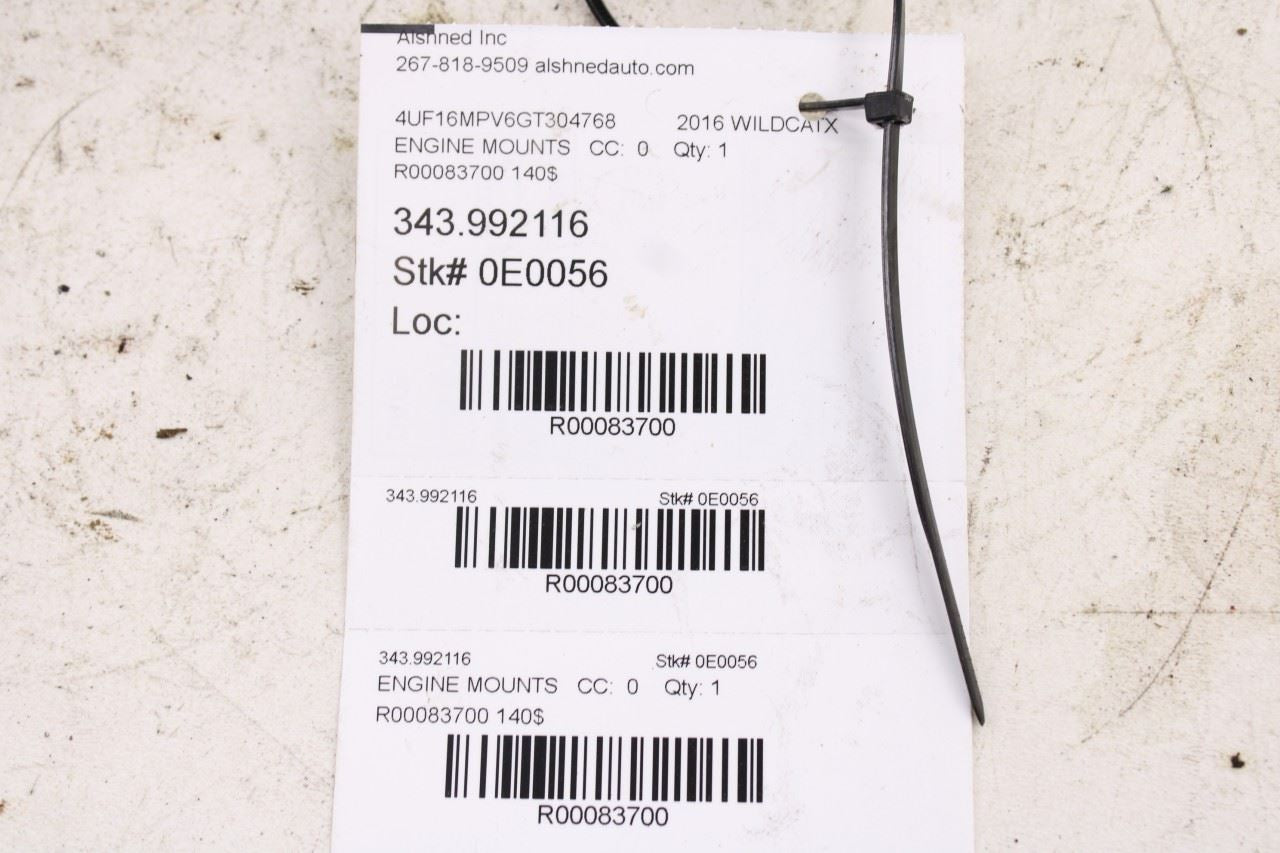 14-20 Arctic Cat Wildcat Trail 700 Engine Motor Mount Bracket Set of 3 0508-02619