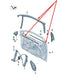 19-26 Volkswagen Jetta SE FR RH Door Run Channel w/ Belt Weatherstrip Set *ReaD* - Alshned Auto Parts