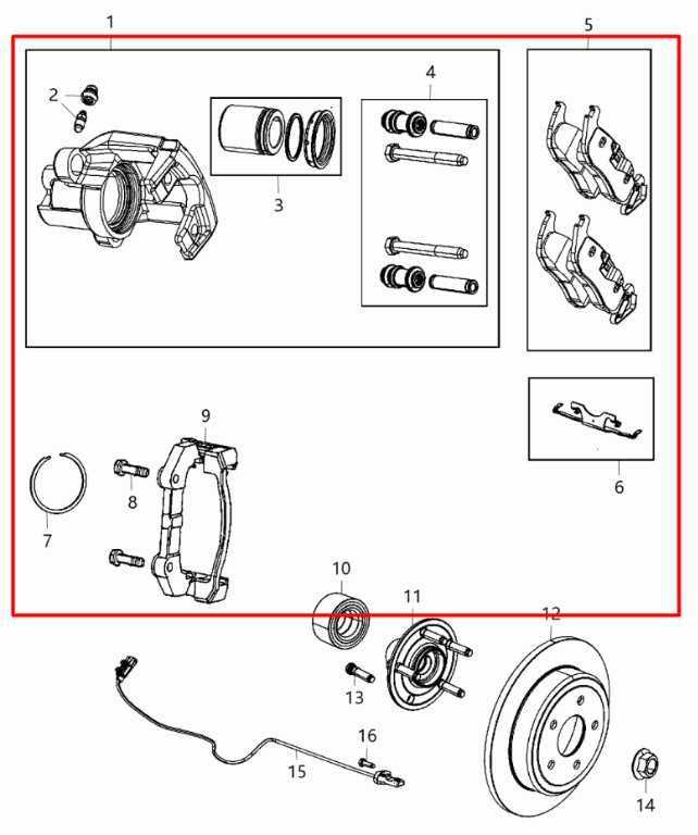 2011-2020 Dodge Durango SXT 3.6L AWD Rear Driver Left Side Brake Disc Caliper1
