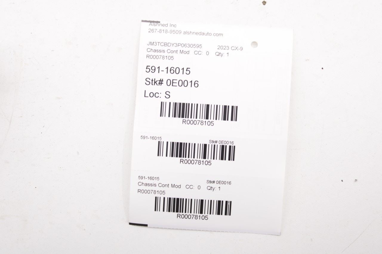 19-2023 Mazda CX-9 Grand Touring Parking Assist Aid Control Module TM52-67-UU0A - Alshned Auto Parts
