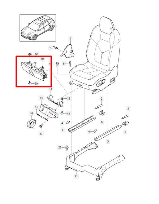14-18 Porsche Cayenne Platinum Front RH Side Seat Lower Storage Tray Drawer Box - Alshned Auto Parts